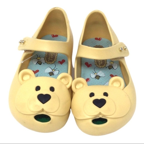 Mini Melissa Ultra Girl Bear in Beige Shoe - Picture 1 of 7